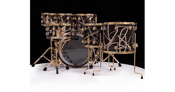 Jual Dw Collector S Piece Drum Kit Smoke Glass Contrails