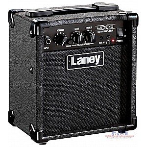 Laney LX10 10W 1x5 Guitar Combo Amp (Black & Red)