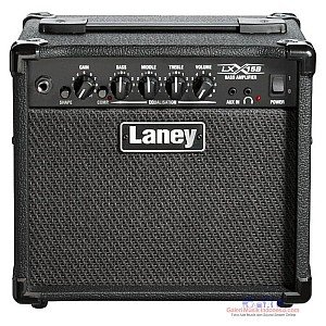 Laney LX15B 15W 2x5 Bass Combo Amp (Black-Red-Camo)