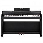 Donner DDP 100 Digital Piano, 88 Key Weighted Action with Stand, Power Adapter, Triple Pedals