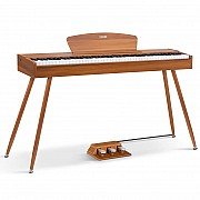 Donner DDP 80 Wooden Style 88 Key Weighted Digital Piano with Stand and 3 Pedal