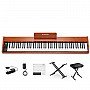 Donner DEP 1S Portable Piano Keyboard 88 Keys with X-style Stand and Sustain Pedal