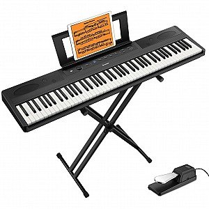 Donner DEP 45 88 Key Digital Piano Ultrathin for Beginner with Semi Weighted Keys