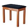 Donner Piano Bench Stool Suede Cushion Seat with Storage, Beige