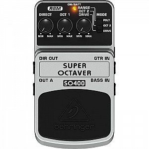 Behringer Super Octaver SO400 Guitar/Bass Effects Pedal