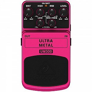 Behringer UM300 Ultra Metal Distortion Guitar Effects Pedal