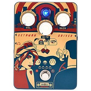 Orange Getaway Driver Overdrive Guitar Effect Pedal