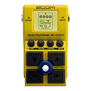 Zoom MS 200D+ MultiStomp Overdrive and Distortion Pedal