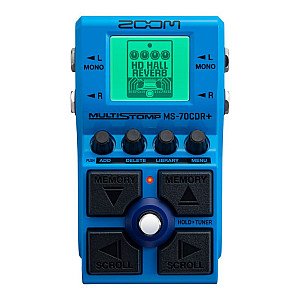 Zoom MS 70CDR+ MultiStomp Chorus, Delay, Reverb Pedal