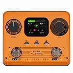 FLAMMA FF20 Stereo Dual Footswitch Looper Drum Machine Pedal, Orange