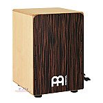 Cajon Meinl JBC6EY Ebony Bass Cajon w/ Snare Pedal, Ebony Frontplate