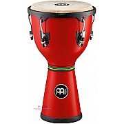 Meinl HDJ400R Fiberglass Dancing Djembe Drum 12x22 3/4 Red