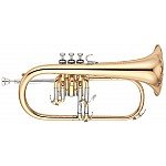 Yamaha YFH 631G Professional Bb Flugelhorn, Clear Lacquer with Gold Brass Bell