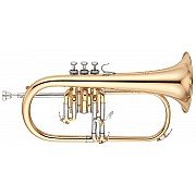 Yamaha YFH 631G Professional Bb Flugelhorn, Clear Lacquer with Gold Brass Bell