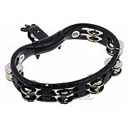 Meinl HTMT2BK Mountable ABS Plastic Tambourine Double Row Steel Jingles