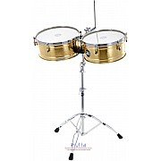 Meinl LC1BRASS Artist Series Luis Conte Signature Solid Brass Timbales