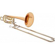 Yamaha YBL 620G Professional Bass Trombone, Clear Lacquer with Gold Brass Bell