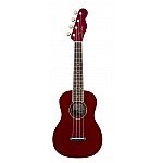 Fender Zuma Classic Concert Ukulele, Walnut FB, Candy Apple Red