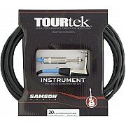 Samson Tourtek TIL20 6m Mono Male to Male with One Right Angle Connector Instrument Cables