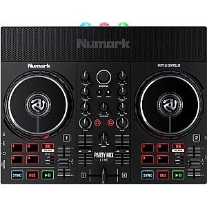 Numark Party Mix Live DJ Controller with Built in Light Show & Speakers