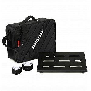 Mono Pedalboard Small Black and Pro Accessory Case 2.0, Black