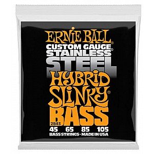 Ernie Ball 2843 Hybrid Slinky Stainless Steel Electric Bass Guitar Strings