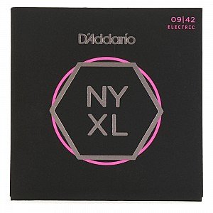 D Addario NYXL0942 NYXL Nickel Wound Electric Guitar Strings, .009-.042 Super Light