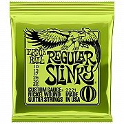 Ernie Ball 2221 Regular Slinky Nickel Wound Electric Guitar Strings 