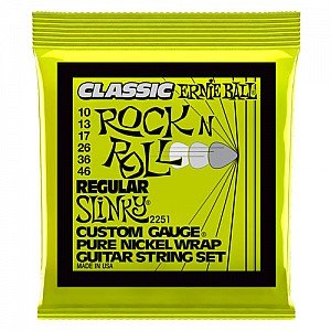 Ernie Ball 2251 Regular Slinky Classic Rock N Roll Electric Guitar Strings