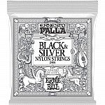 Ernie Ball 2406 Ernesto Palla Black & Silver Nylon Classical Guitar Strings