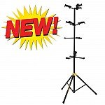Hercules GS526B PLUS Auto Grip System Display Stand for up to 6 Guitars