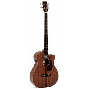 Sigma BMC 15E Mahogany Top, Fish Presys II Acoustic Electric Bass with Bag