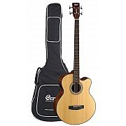 Cort SJB5F NS Acoustic Bass Guitar with Bag