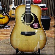 Cetta DR32SE NTB Acoustic Electric Guitar, Natural Vintage Burst Satin