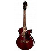 EPIPHONE J200EC STUDIO PARLOR SOLID TOP FISHMAN PRESYS II WINE RED EEJPWRGH3