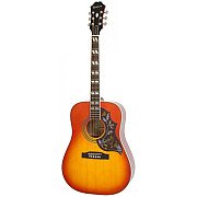 Epiphone Hummingbird Studio Acoustic Electric Guitar, Faded Cherry Sunburst 