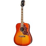 Epiphone Hummingbird All Solid Wood Fisman Sonitone Acoustic Electric Guitar, Aged Cherry Sunburst Gloss