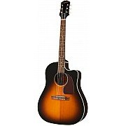 Epiphone J45EC All Solid Wood Fishman Presys II, Acoustic Electric Guitar, Aged Vintage Sunburst Gloss