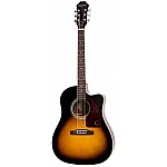 Epiphone J15EC Deluxe VS Acoustic Electric Guitar with CASE