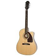 Epiphone J15EC Deluxe Fishman Acoustic Electric Guitar include Hardcase, Natural