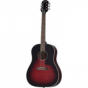 Epiphone Slash J45 Acoustic Electric Guitar, Vermillion Burst, include Hardcase