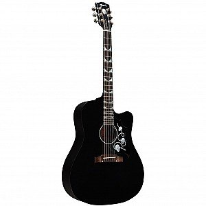 Gibson Dave Mustaine Songwriter Acoustic Electric Guitar with Case, Ebony