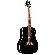 Gibson Elvis Dove Acoustic Electric Guitar with Case, Ebony