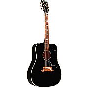 Gibson Elvis Dove Acoustic Electric Guitar with Case, Ebony