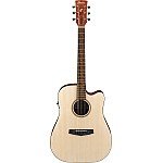 Ibanez PF10CE OPN Dreadnought Open Pore Natural Electric Acoustic Guitar