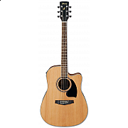 Ibanez PF17ECE LG, Natural Low Gloss Acoustic Electric Guitar