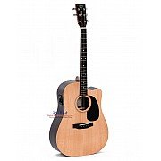 Sigma DTCE+ Tilia Cut, Grand Nat Acoustic Electric Guitar Tanpa Bag