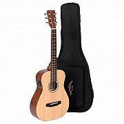 Sigma TM12E Travel Natural Acoustic Electric Guitar with Bag