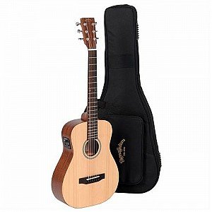 Sigma TM12E Travel Natural Acoustic Electric Guitar with Bag