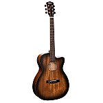 Cort Core OC AMH Mahogany OPBB Acoustic Electric Guitar, Open Pore Black Burst